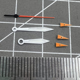White Trim Arrow Shape 14mm Watch Hands for Miyota OS10 OS20 OS60 OS80 Movement