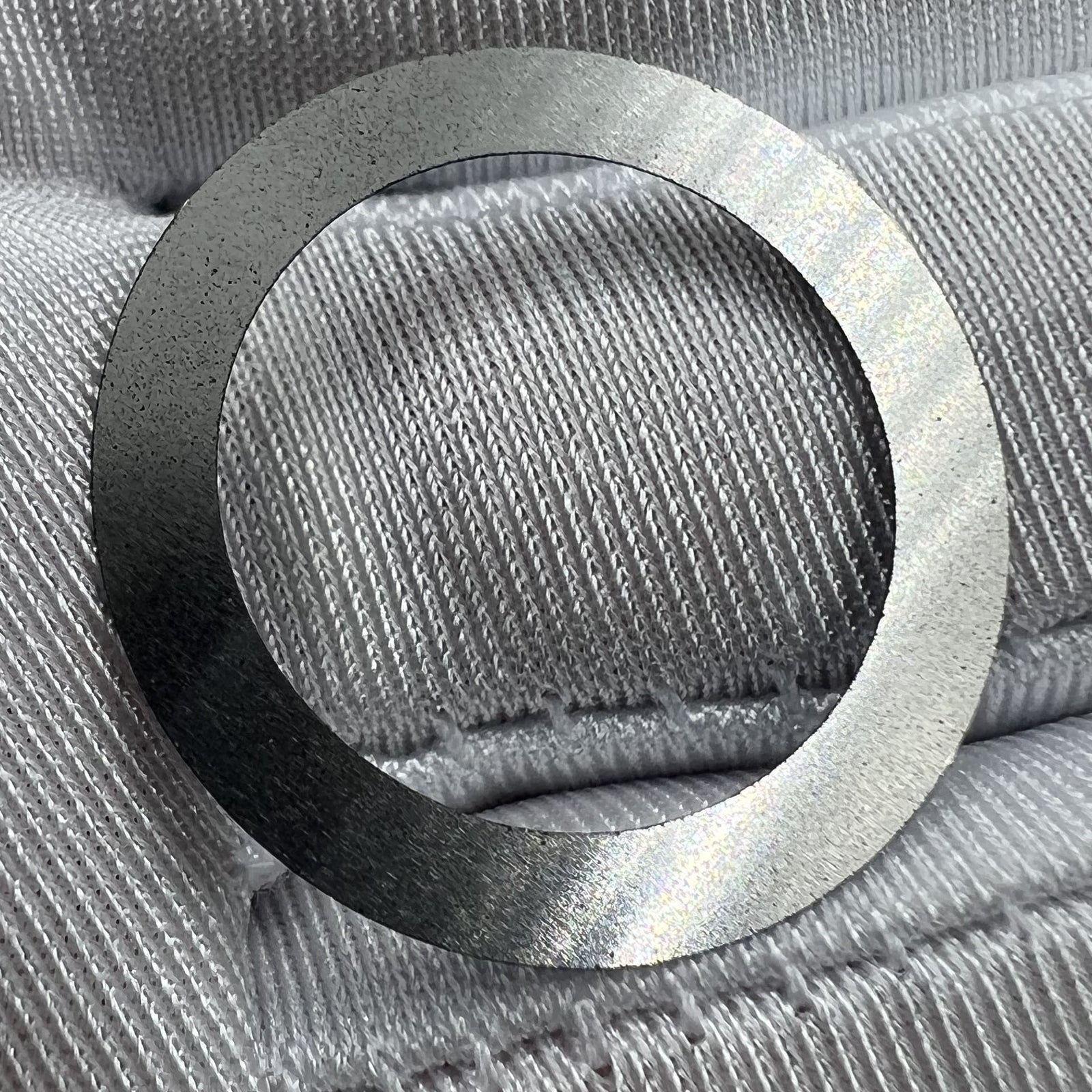 Grey date wheel with black backing for NH35 NH36 Seiko watch movements, precision replacement part