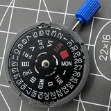Black NH36 NH36A Roman Wheel Crown At 3.0 Automatic Mechanical Movement