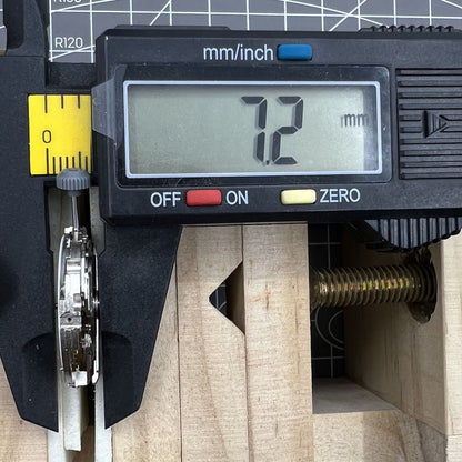 Miyota 821A quartz watch movement by Citizen, reliable Japanese mechanism for accurate watch performance.