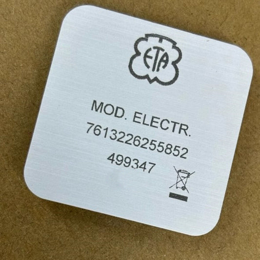 Swiss Made ETA 255.411 sealed circuit board, watch part for precise movement repair and replacement.