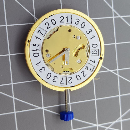 Mouvement de montre à quartz Ronda 5040B 5040.B de fabrication suisse, mouvement doré