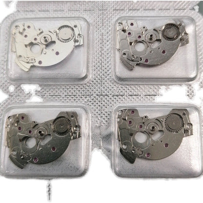 Golden and silver watch movement splint replacement parts compatible with Miyota 6T51 6601, precision fit.