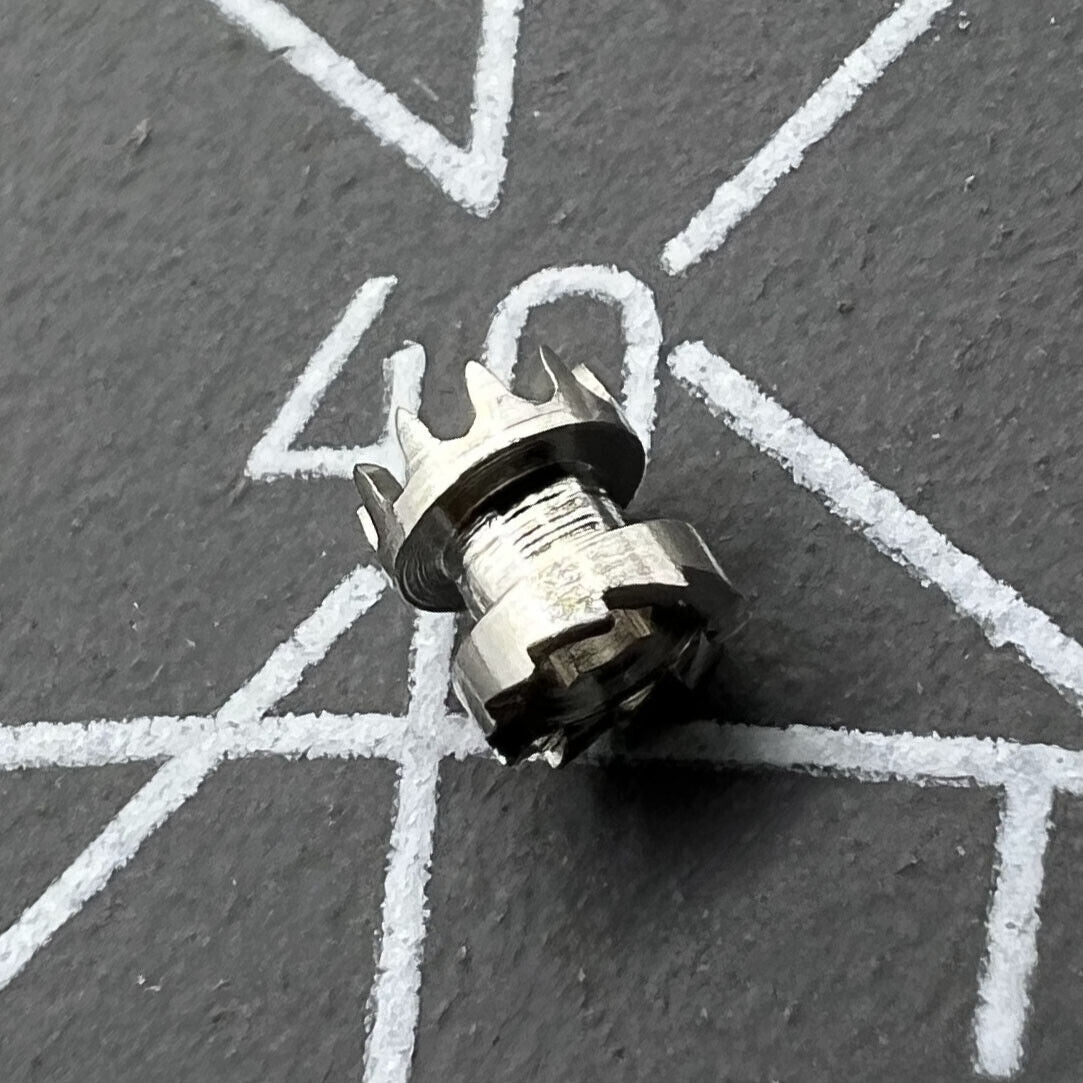 2 Stück Silber Ersatz Schiebepinion Kupplung für ETA6497 ST3600 Uhrwerk