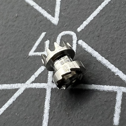 2 Stück Silber Ersatz Schiebepinion Kupplung für ETA6497 ST3600 Uhrwerk