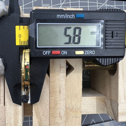 Longines E56.111 accessory showcasing original ETA quartz movement with single calendar display.