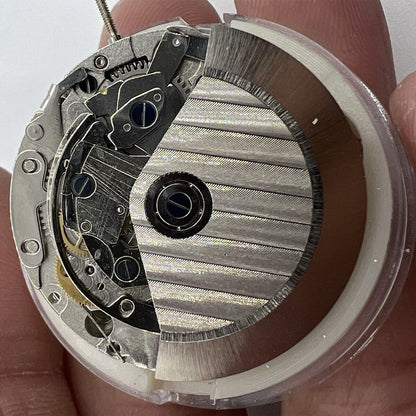 China Made 7750 chronograph watch movement featuring small seconds at 3, 6, 9 o'clock and date at 12.