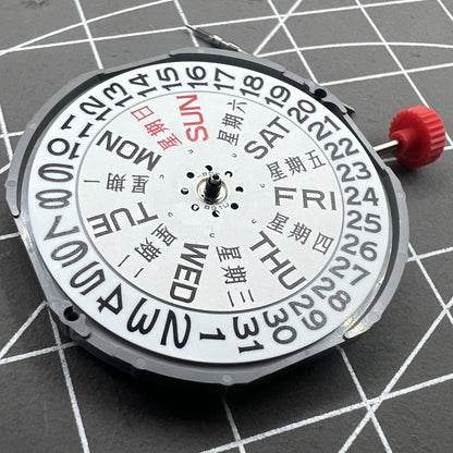 Miyota 2405 Japan Quartz Movement watch mechanism for precise timekeeping in accessories.