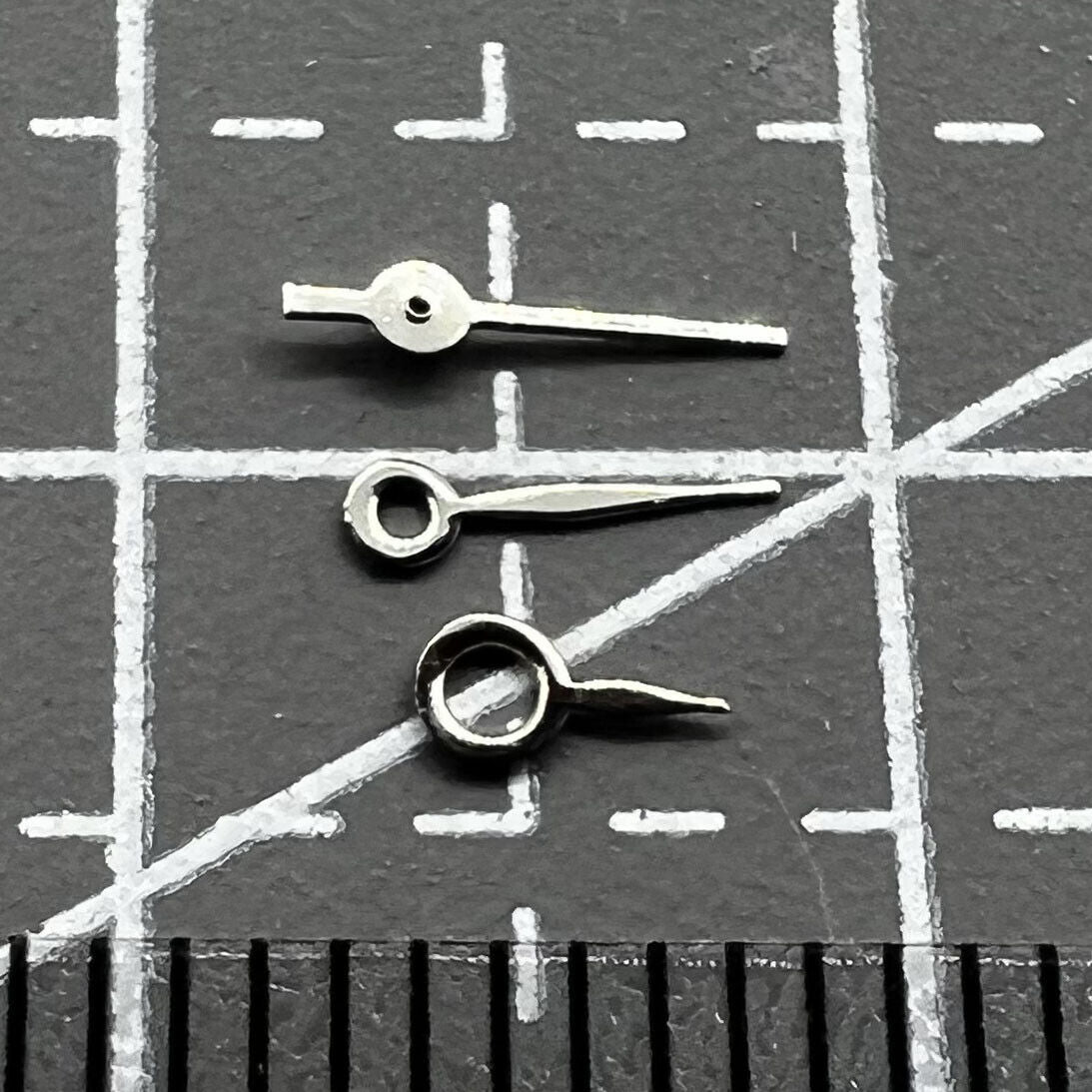 NO.1286 Silver Set of Watch Hands for Movement Miyota 2035 7mm/6mm/4mm Length
