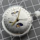 Shanghai 7750 Mechanical Movement Moon Phase@6 Replacement of ETA7751 7750