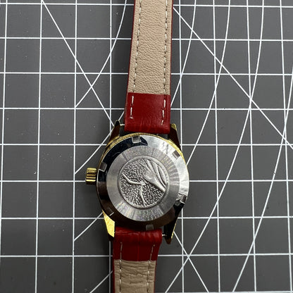 Golden Dial China Tianjin Factory 19 Jewels Seagull Manual Mechanical Lady Watch