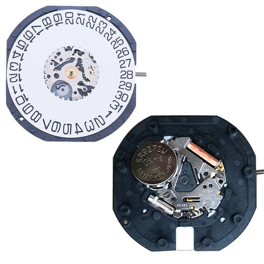 Hattori Epson VX62E quartz watch movement, precision Japanese craftsmanship for reliable timekeeping