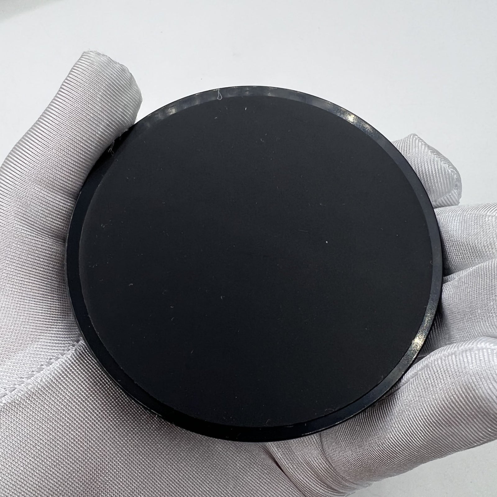 Swiss Made Bergeon 5395-75-N black gel cushion, 75mm watch case protector for secure storage