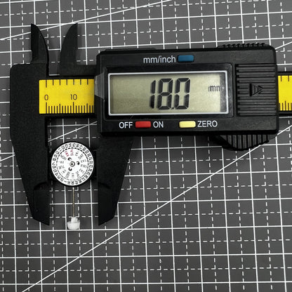 2 Stück Sunon SL25 Uhrwerk mit Datums und Wochentagsanzeige Quarz Uhrwerk