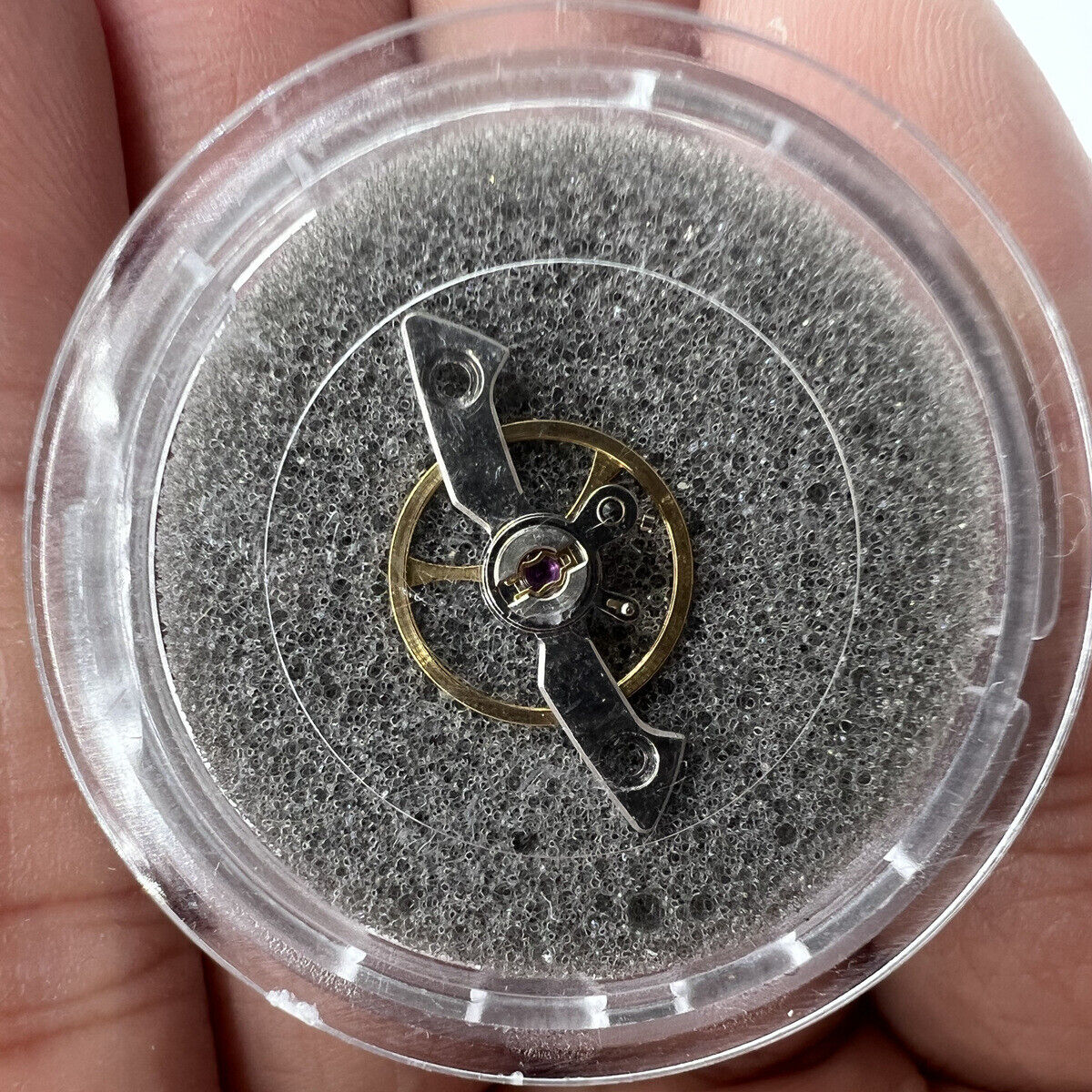 Seagull balance wheel set for ST25 series watches, precision fit for watch movements.