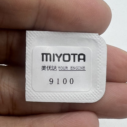 Complete barrel with mainspring for Miyota 9100 movement, compatible watch part from Generic Fit.