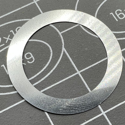 Denim blue watch date wheel with tangerine orange Miyota NH35 NH36 font for precise timekeeping