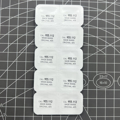 5 Stück Uhrenaufziehwellen für ETA 955112 und 956112 Uhrwerke