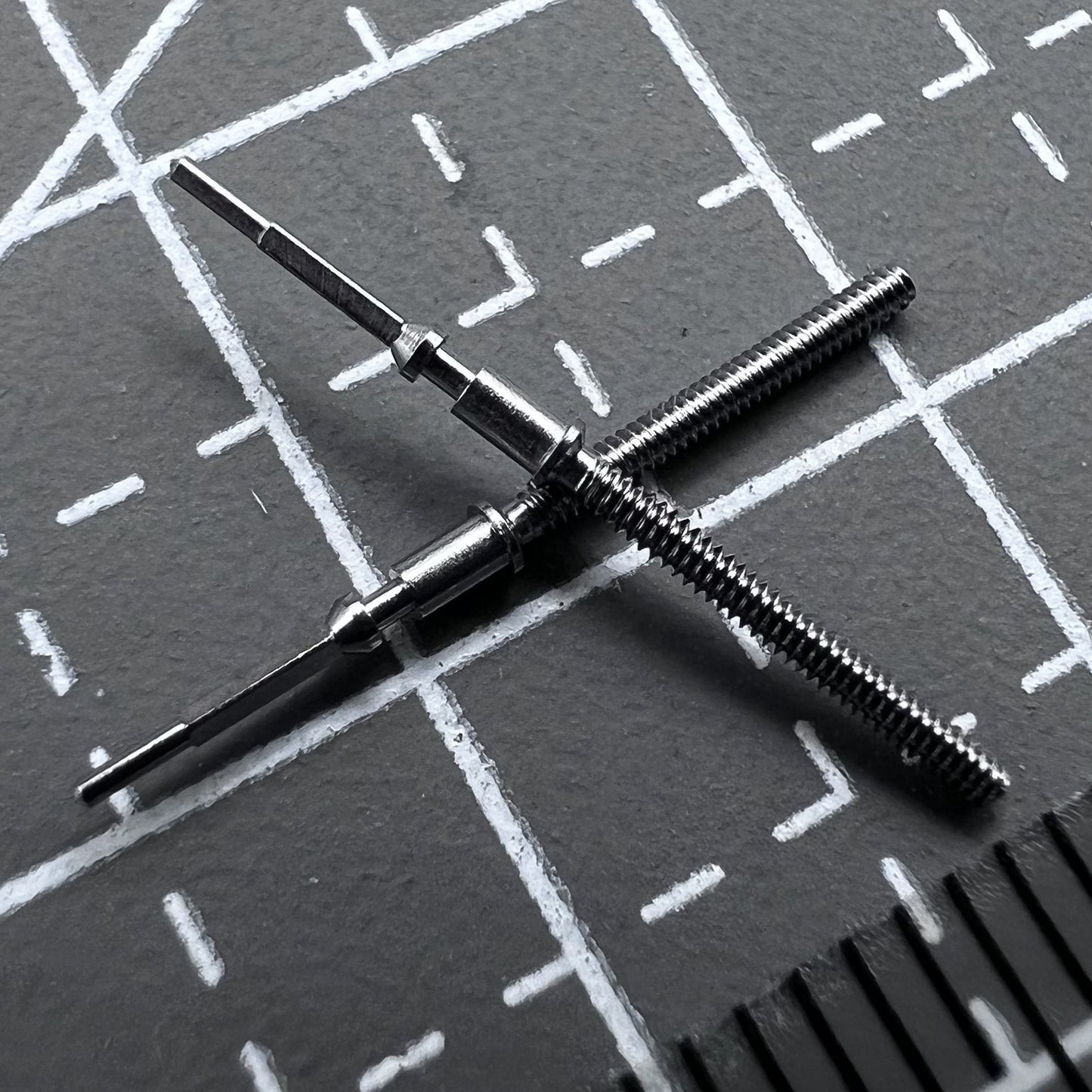 3 Stück Uhraufzugswellen für ETA G10.212 Uhrwerk Set