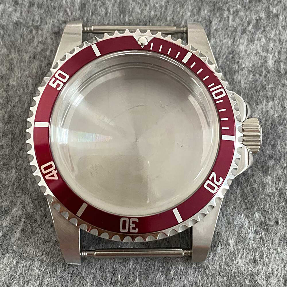 Stainless steel retro watch case with sapphire glass for NH35/NH36, durable and stylish by 19 Options.