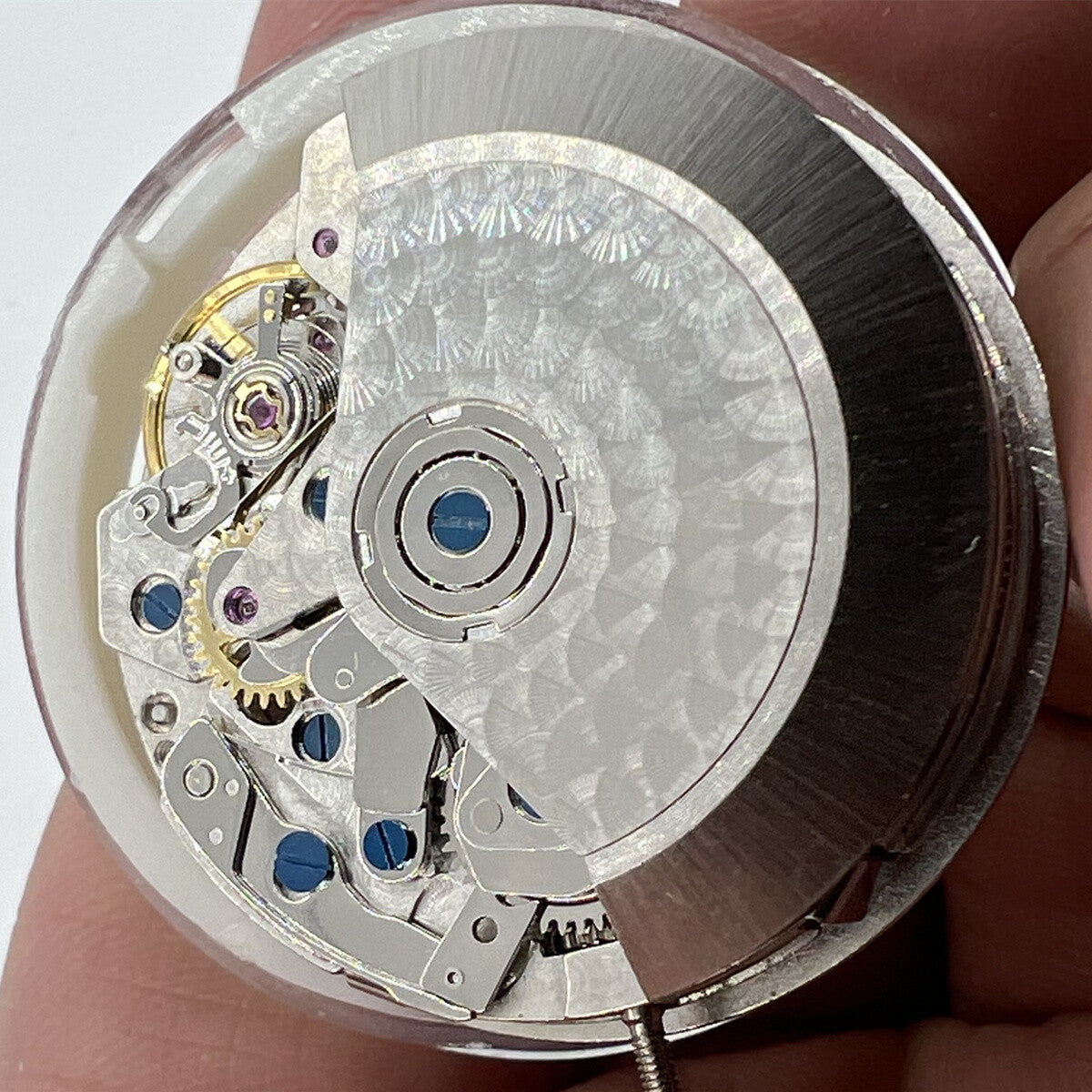 China Made 7750 white mechanical watch movement with single calendar and subdials at 3, 6, and 9 o'clock positions.