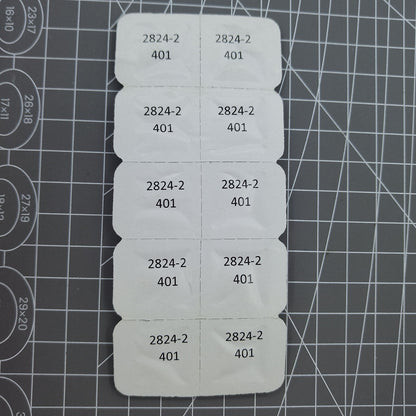 Set of 3 durable generic watch winding stems for ETA 2824-1 and 2836-1 movements, compatible accessories.
