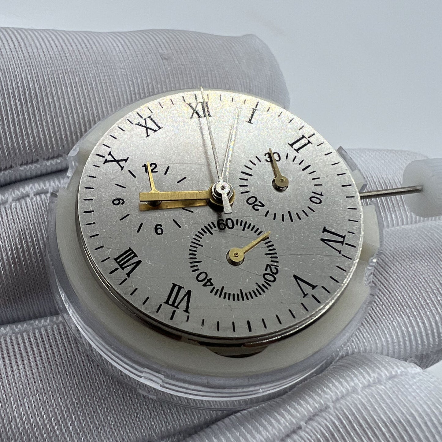 1. Close-up of Brand New China Made 7753 mechanical movement clone for Daytona watches.  