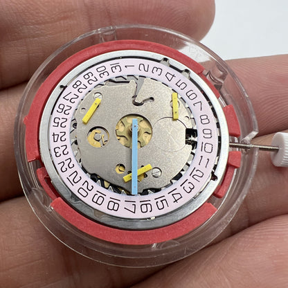 Montre à quartz ISA 8181, mouvement simple calendrier multifonction, originale suisse