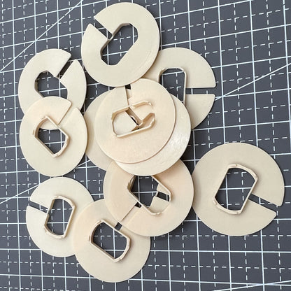 12 pièces 2 tailles de ligne entretoise de boîtier de mouvement support de bague de boîtier #T-676-TAILLE 3,75