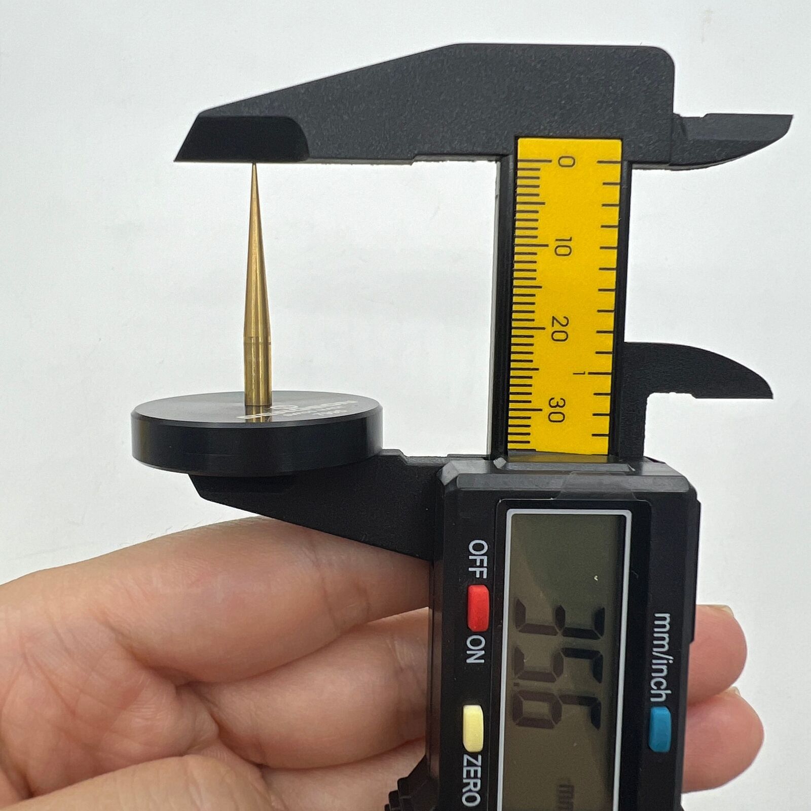 Swiss Bergeon 7995 balance cock support tool for precise watch repair and assembly tasks.