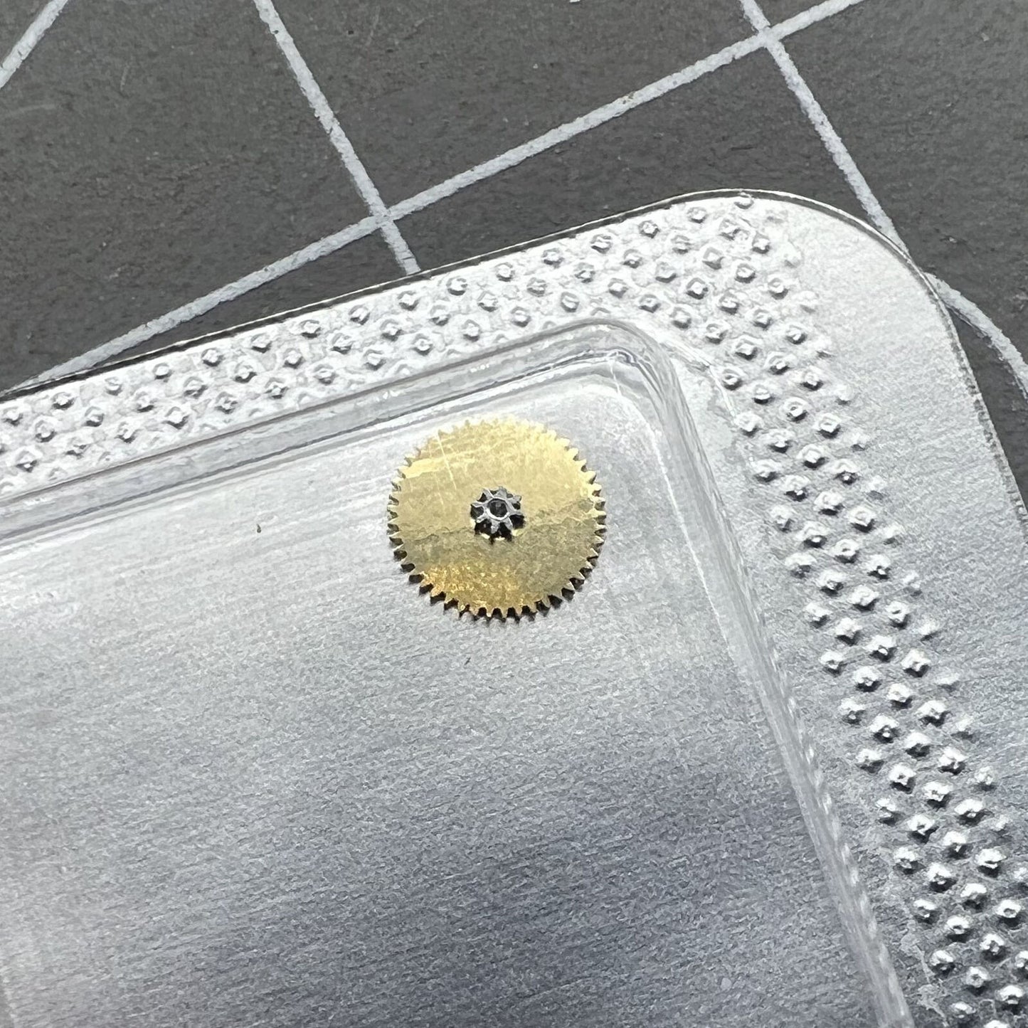 Ratchet wheel for Omega Cal.1120 watch movement, precise fit for driving wheel function.