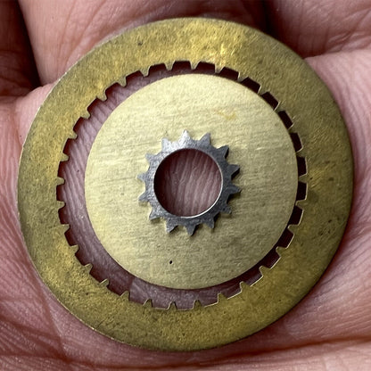 Pilot black date disk and week wheel for China Made/ETA 7750 movement, precise watch accessory by Pilot.