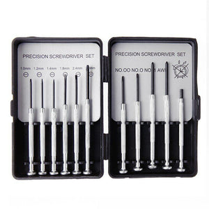 11Pcs Micro Screwdriver Set Precision Watch Jewelry Glasses Repairs Kit