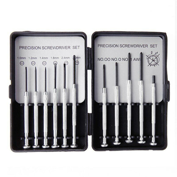 11Pcs Micro Screwdriver Set Precision Watch Jewelry Glasses Repairs Kit