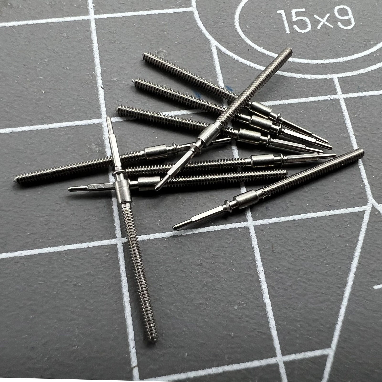 Generic watch winding stem compatible with ETA 2836-1, 2834-1, 2824-1 movements for accurate time setting.