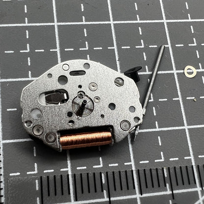 2 Stück Miyota 2033 Quarz Uhrwerk mit hohem Pinion H5 und Uhrenwelle