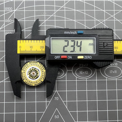 Hattori Epson TMI VX44 VX44E Date at 3 Watch Quartz Movement Golden Dial
