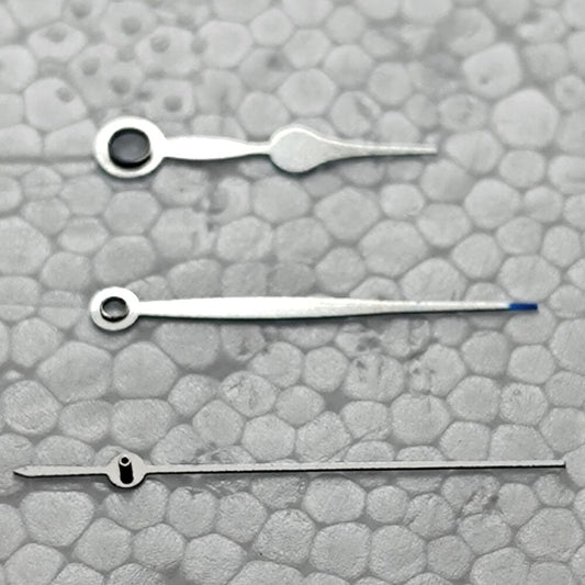 Aiguilles de montre bleues polies 11,5 × 15,5 × 15,5 mm pour mouvement Hangzhou 2350