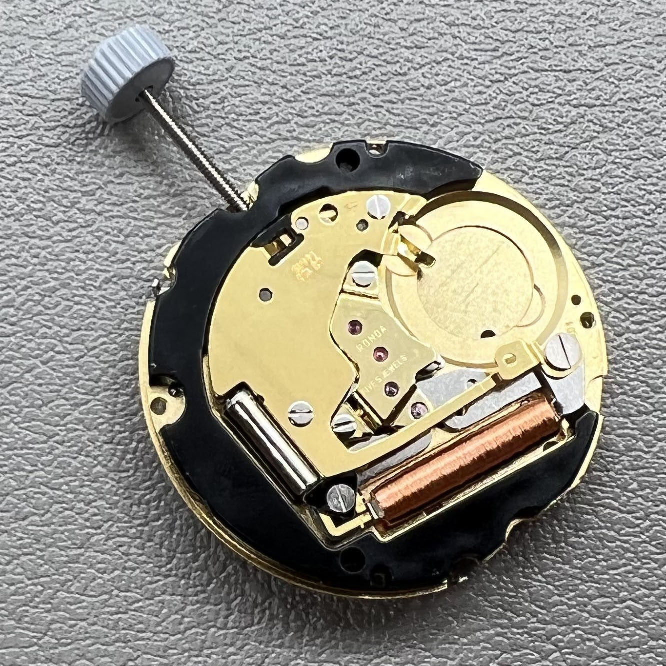 Ronda 706.1 Swiss quartz watch movement with precise timekeeping for watch accessories by Ronda.
