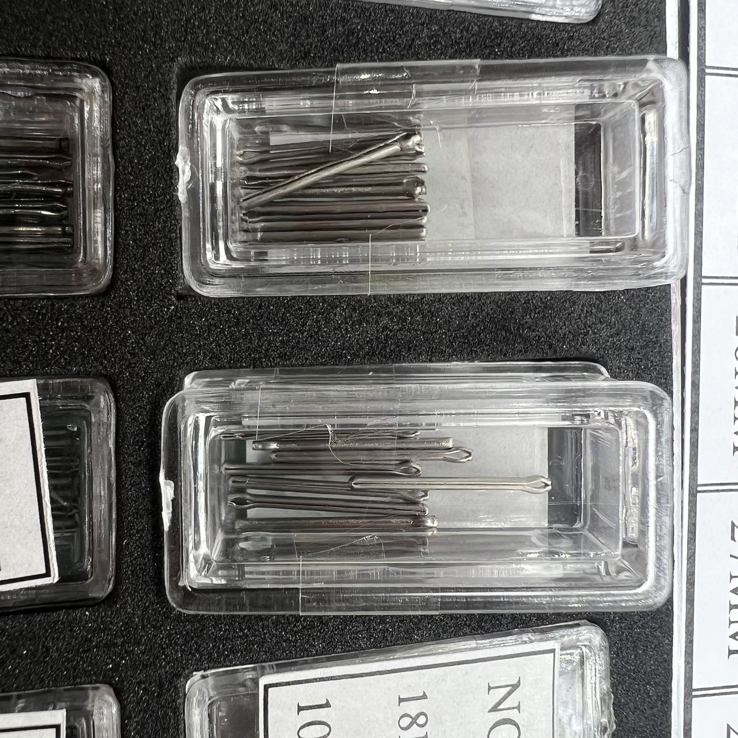 180 Stück Schachtel Edelstahl offene Endnadeln Durchmesser 12 bis 29 mm 1 2 mm