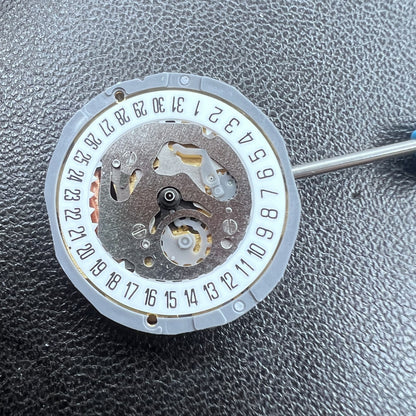 Miyota 6L12 quartz watch movement with date at 6 o?clock, replacement for 6L02 model by Quarzwerk