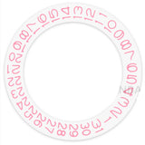 White Background Pink Character Disk Date Wheel for NH35 NH36 Date@3