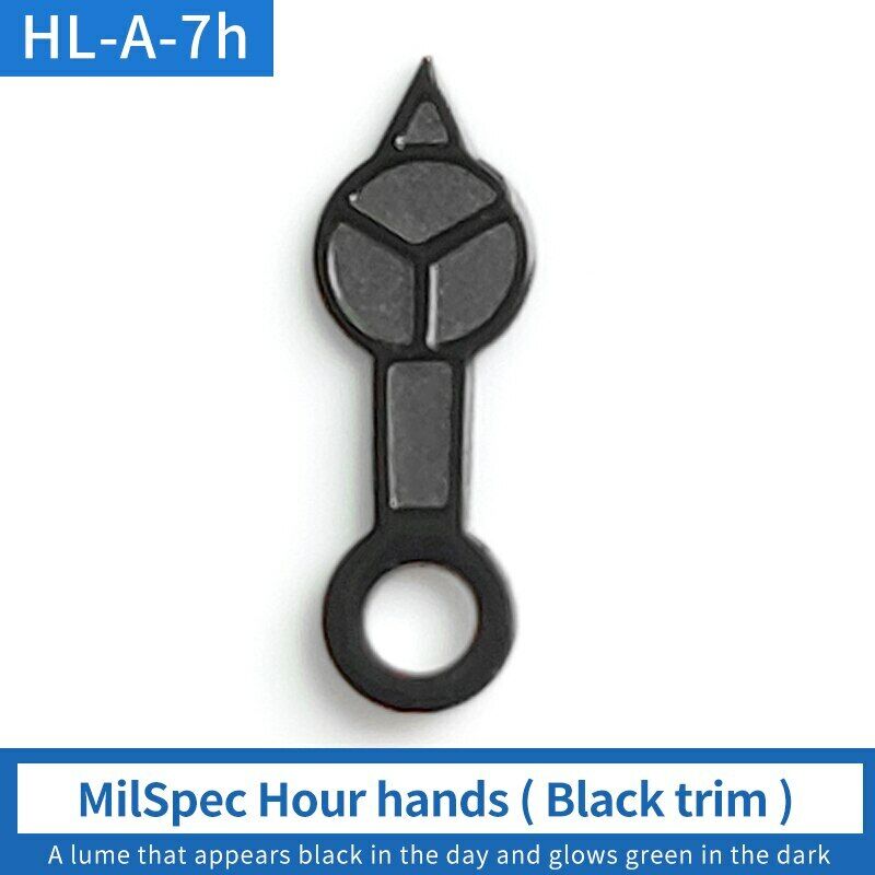 Luminous hour hands for SKX007 and SKX009 watches compatible with 7s26, 6r15, NE15 movements.