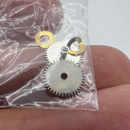 Hour wheel and train bridge for Seagull ST3600 ETA6497 watch movement, precision fit parts.