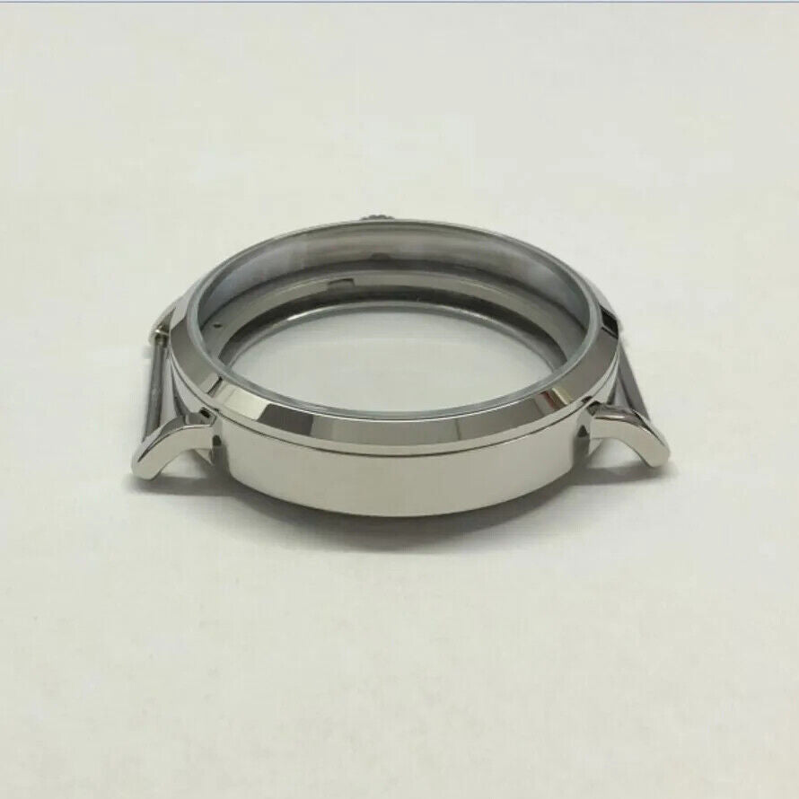 46mm 316L stainless steel watch case, fits ETA6497/6498, ST3600/3621 movements, durable accessory.