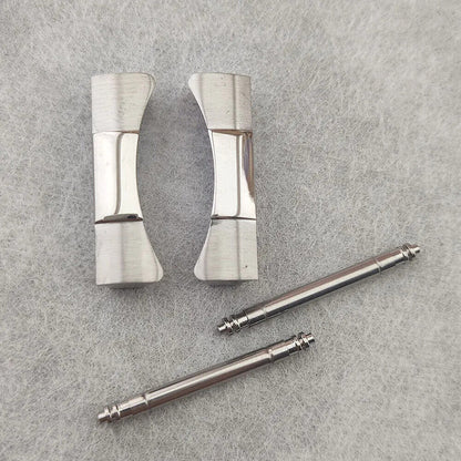 Curved End Link Connections for Daytona Watch Band Bracelet Width 20/21mm