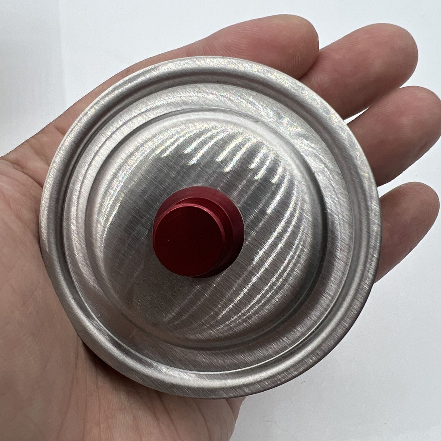 BenzinePro 69mm stainless steel watch oil cup with anti-leak cover, ideal for precise watchmaker maintenance.