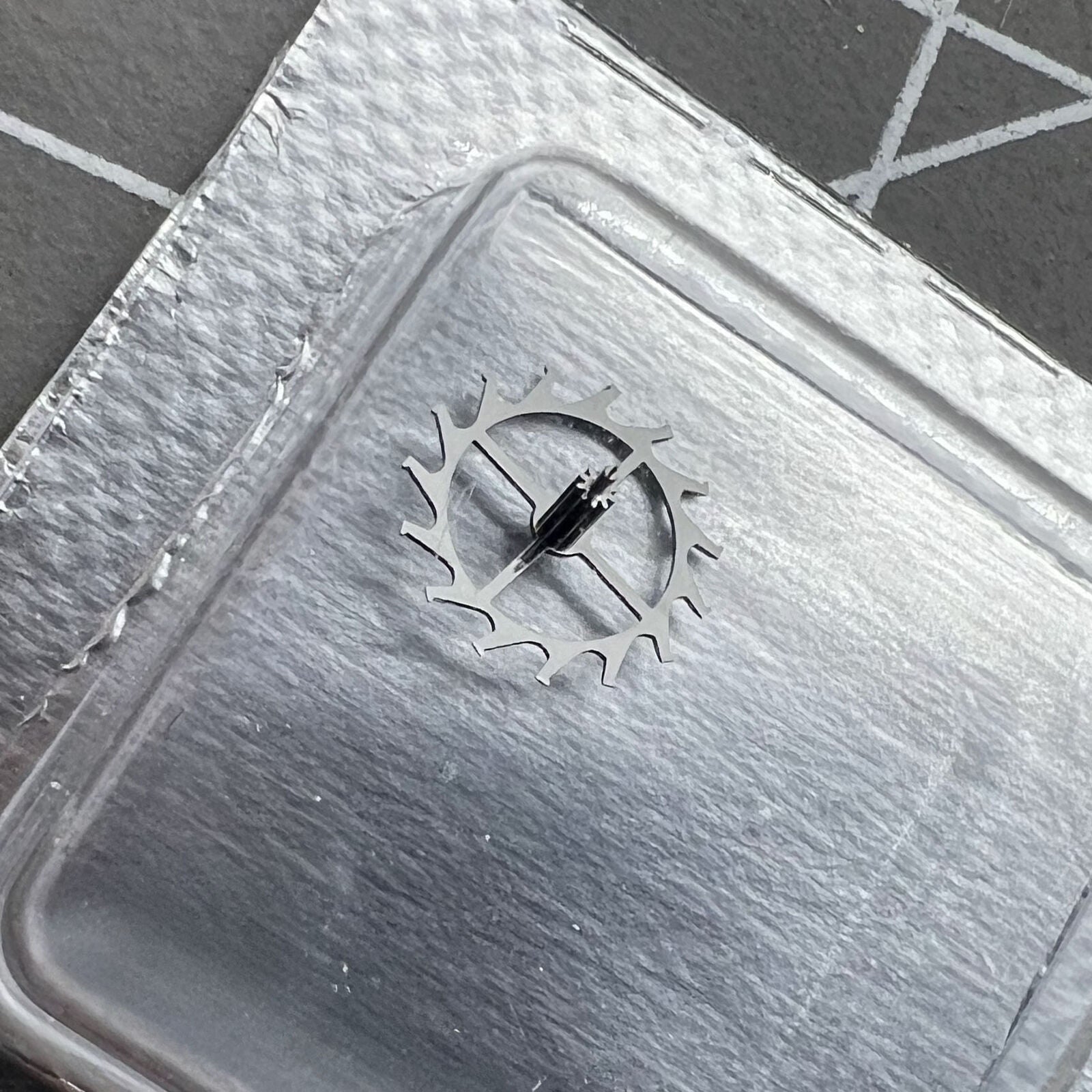 Replacement silver escape wheel for ST3600 ETA6497 watch movement by BrandName, precision gear component.