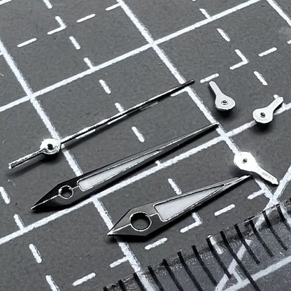 2 Sets Pack Weiße Kleine Zeiger Für Second Hand Uhren X3J X9J X7J X3N X9N