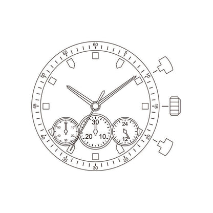 Genuine Japan Made Brand New Miyota JS50 Japan Quartz Movement